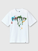 White Convergence Graphic T-Shirt