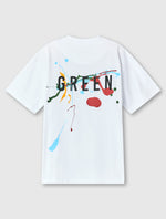 White Convergence Graphic T-Shirt