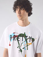 White Convergence Graphic T-Shirt