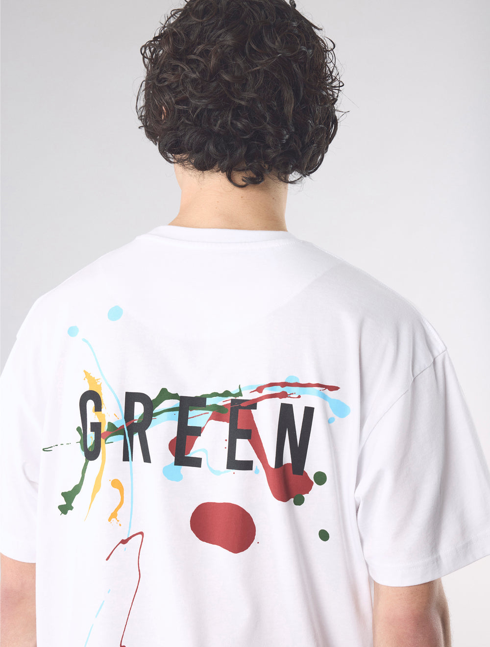 White Convergence Graphic T-Shirt