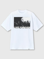 White Live Forever T-shirt