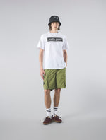 White Live Forever Box Print T-shirt