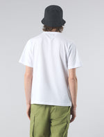 White Live Forever Box Print T-shirt