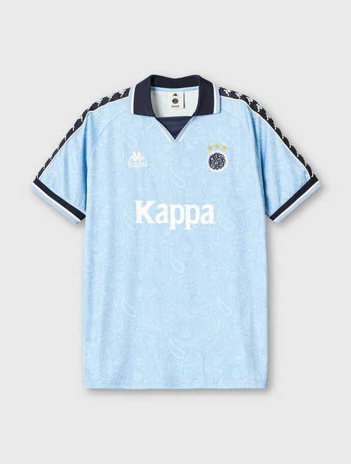 Blue Pretty Green x Kappa Home Maine Road Football Top