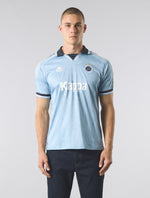 Blue Pretty Green x Kappa Home Maine Road Football Top