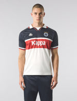 White Pretty Green x Kappa Away Maine Road Football Top