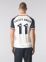 White Pretty Green x Kappa Away Maine Road Football Top