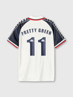 White Pretty Green x Kappa Away Maine Road Football Top