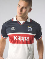 White Pretty Green x Kappa Away Maine Road Football Top