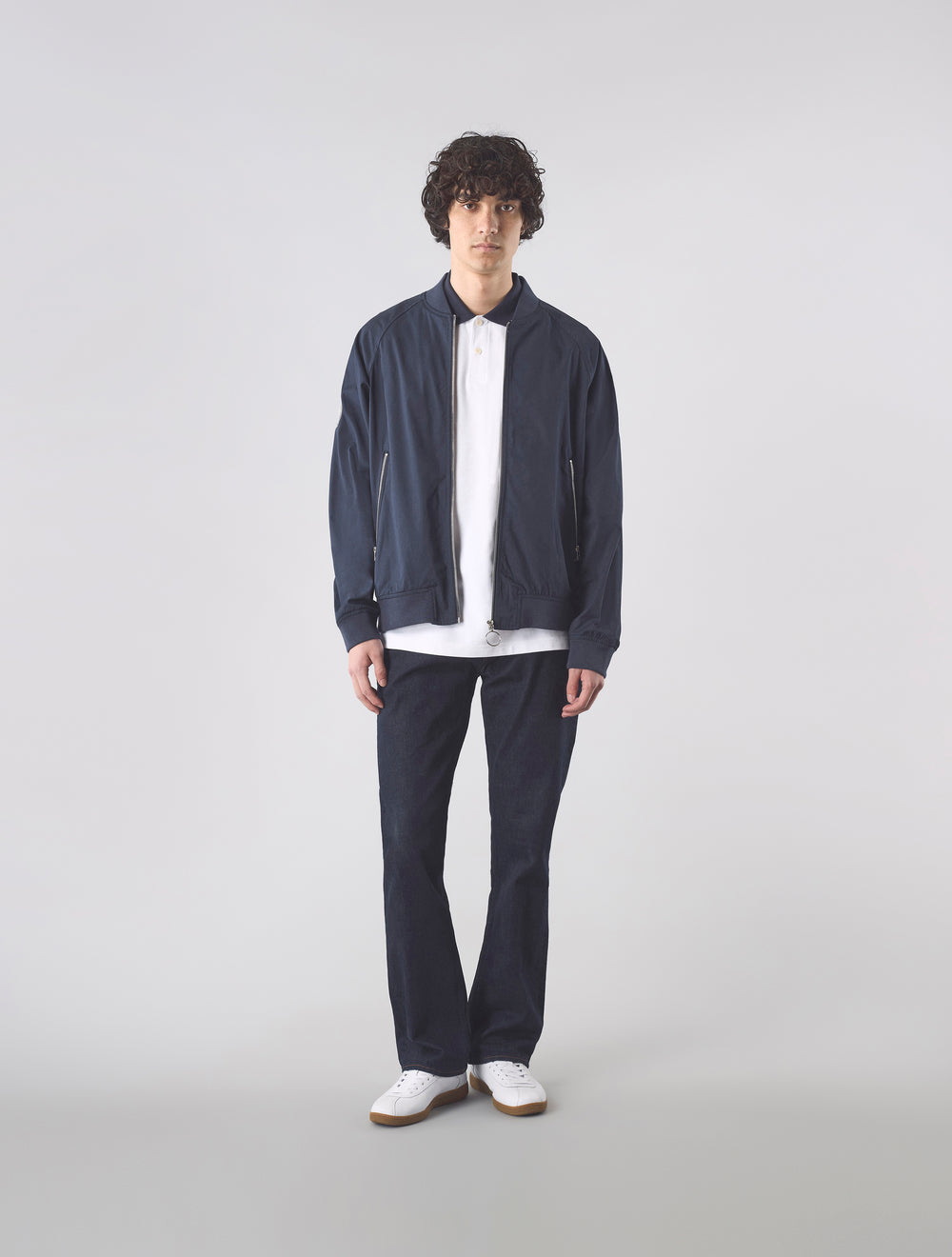 Navy Altrincham Bomber Jacket