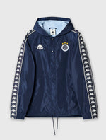Navy Pretty Green x Kappa Maine Road Hooded Jacket