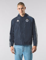 Navy Pretty Green x Kappa Maine Road Hooded Jacket
