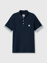 Navy Cressa Tipped Polo