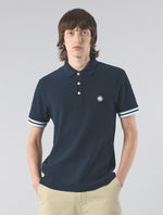 Navy Cressa Tipped Polo