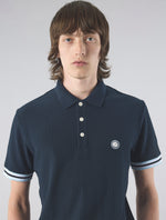 Navy Cressa Tipped Polo
