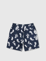 Navy Widnes Paisley Shorts