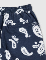 Navy Widnes Paisley Shorts