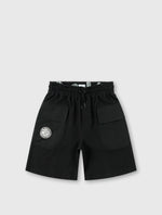 Black Stamford Shorts