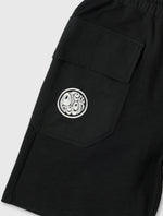 Black Stamford Shorts
