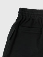 Black Stamford Shorts