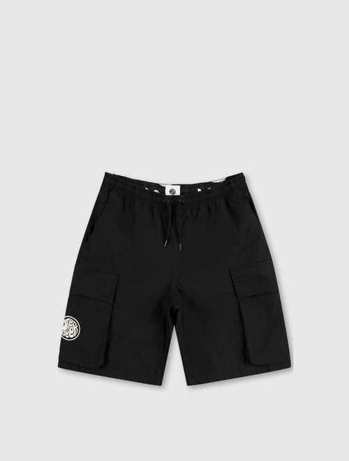 Black Stamford Cargo Shorts