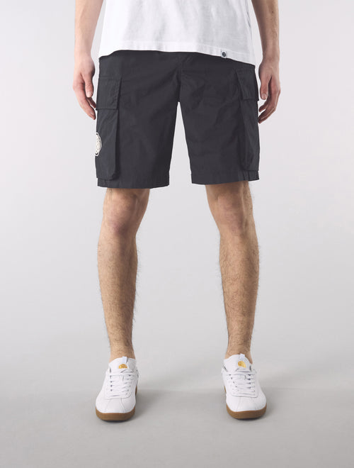Black Stamford Cargo Shorts