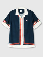 Navy Valencia Short Sleeve Shirt