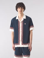 Navy Valencia Short Sleeve Shirt