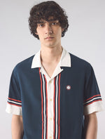 Navy Valencia Short Sleeve Shirt