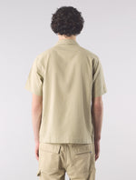 Taupe Stamford Cuban Collar Short Sleeve Shirt