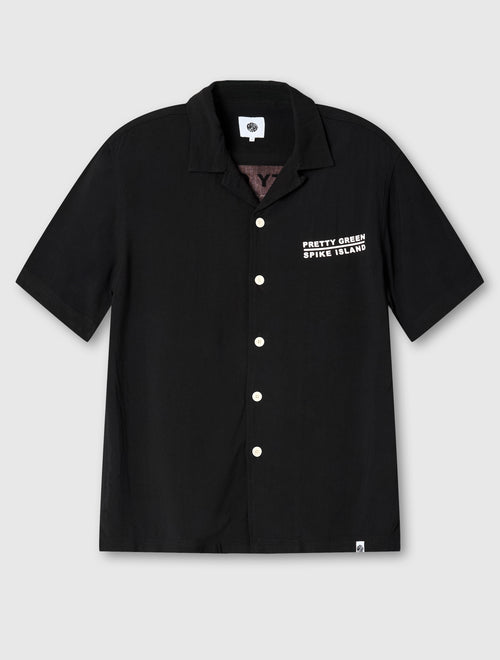 Black Spike Island Short Sleeve Shirt