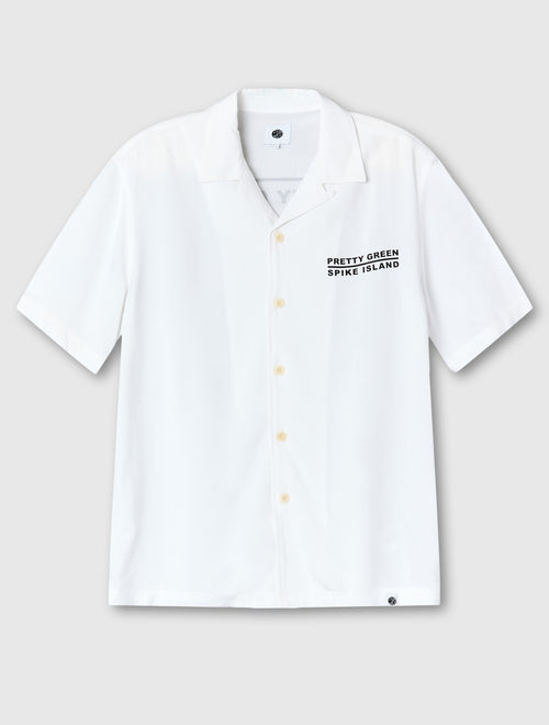 White Spike Island Short Sleeve Shirt