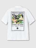 White Spike Island Short Sleeve Shirt
