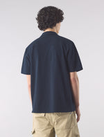 Navy Pique Short Sleeve Shirt