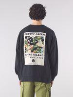 Black Spike Island Crew Sweat