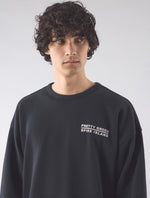 Black Spike Island Crew Sweat