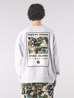 Light Grey Spike Island Crew Sweat