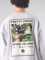 Light Grey Spike Island Crew Sweat
