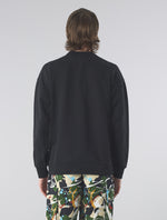 Black Live Forever Box Print Crew Sweat