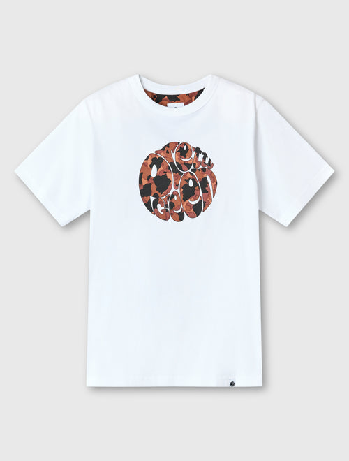 White Brindle Logo T-shirt