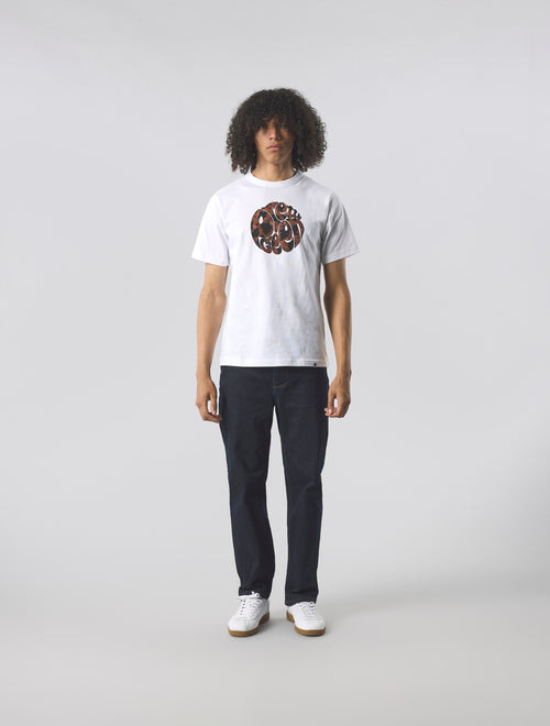 White Brindle Logo T-shirt