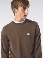 Brown Merino Blend Crew