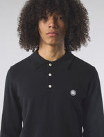 Black Merino Blend Polo