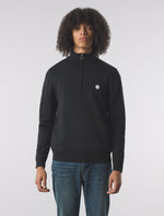 Black Merino Blend 1/4 Zip