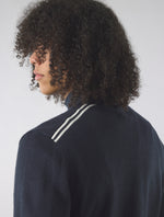 Navy Merino Blend 1/4 Zip