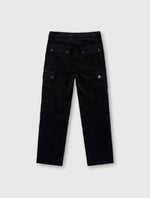 Black Dalmorton Cord Cargo Pants