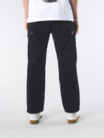 Black Dalmorton Cord Cargo Pants