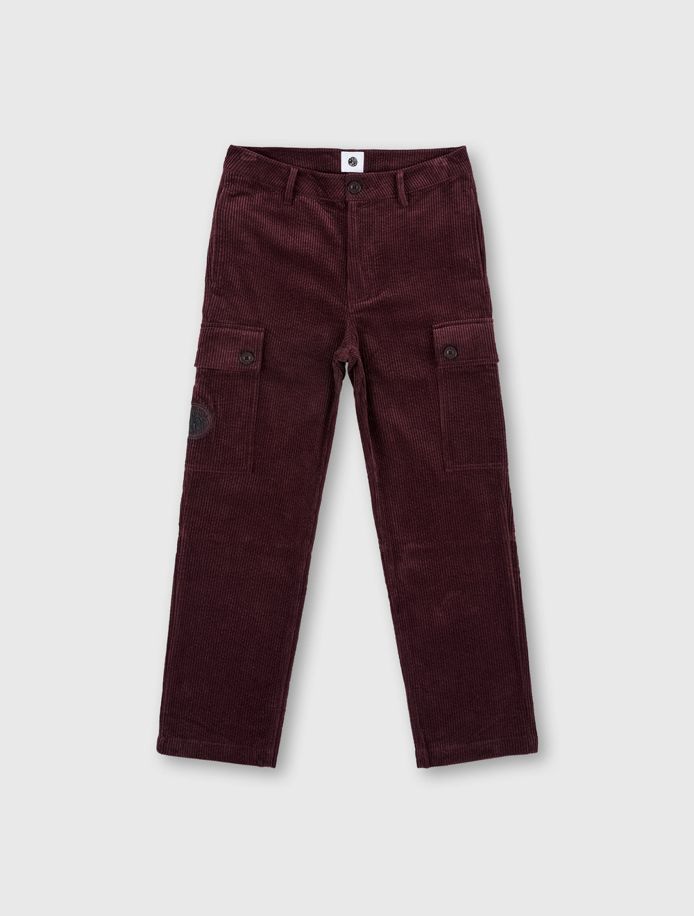 Burgundy Dalmorton Cord Cargo Pants