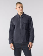 Navy Feltham Overshirt