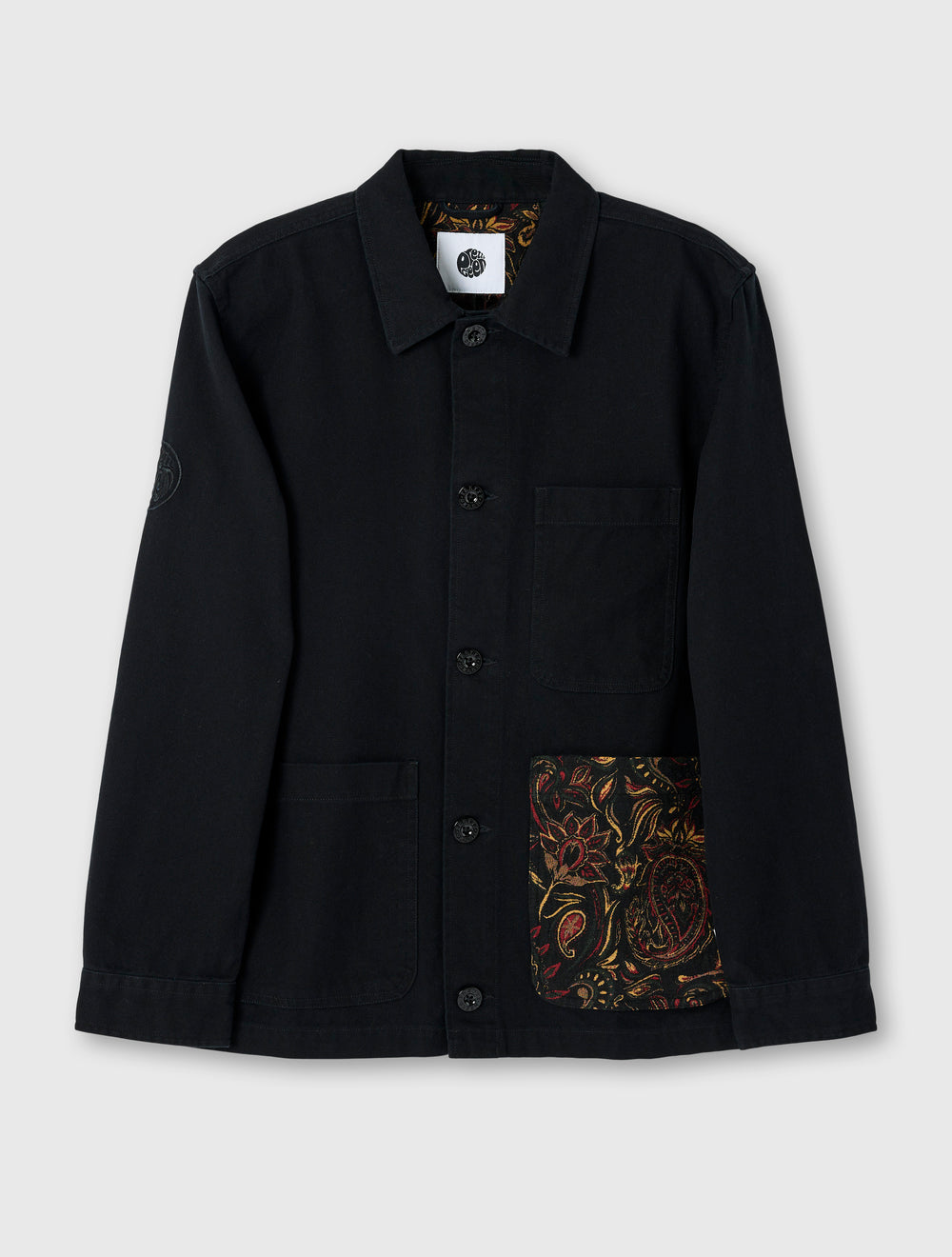 Black Parthian Pocket Overshirt